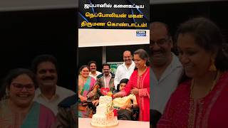 💜ஜப்பானில் களைகட்டிய நெப்போலியன் மகன் திருமண கொண்டாட்டம் 💜 tamilsociety trending marriage [upl. by Abixah]