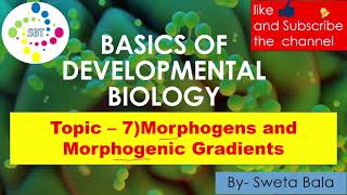 Morphogens and Morphogenic Gradients Basics of developmental biology  CSIRNET 2022 GATE DBT [upl. by Ahsina]