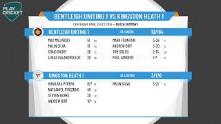 Bentleigh Uniting 1 v Kingston Heath 1 [upl. by Thunell]