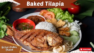 How to make Seasoned Baked Tilapia Fish by Bettyes Cooking Channel  Expert Seasoned Tilapia Fish [upl. by Ado]