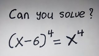 SOLVE THIS QUARTIC EQUATION  You Should Learn This Trick [upl. by Irolam36]