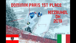 DOMINIK PARIS WINS IN KitzbühelStreif SKI WC 2019 HD [upl. by Liw685]