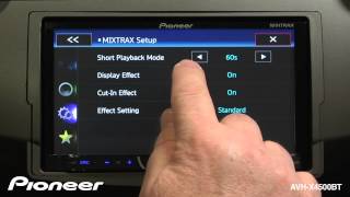 How To  AVHX4500BT  Use MIXTRAX and Change the MIXTRAX Settings [upl. by Ddene]