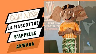 Football Dévoilement de la mascotte de la CAN 2023 La mascotte sappelle AKWABA [upl. by Hoenack]