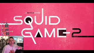 xQc Reacts to Squid Game Season 2  Official Trailer [upl. by Jarrid]