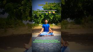 48 breathing technique 12100 pranayama breathingexercises relaxing [upl. by Nedia]