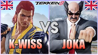 Tekken 8 ▰ KWiss Rank 1 Howarang Vs Joka Rank 1 Heihachi ▰ Ranked Matches [upl. by Anaerda]