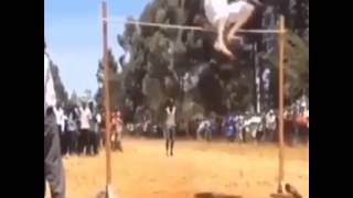 Black people vs white people high jumping [upl. by Winou]