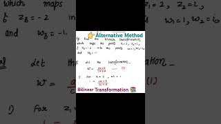 Bilinear Transformation  Conformal Mapping csirnetmathsonline csirnetmaths mscmathematics [upl. by Reinaldos350]