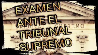 Mi experiencia opositandoExamen Oral Ante el Tribunal Supremo Oposiciones a Judicaturas [upl. by Timmi]