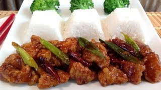 How To Make General Tsos ChickenAsian Food Recipes [upl. by Koppel945]