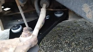 replacing a wishbone control arm Citroen picasso [upl. by Hartzell]