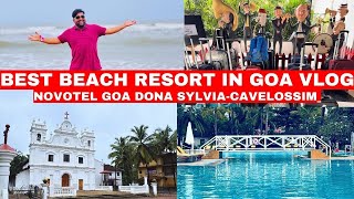 4K Goa Vlog  Novotel Goa Dona Sylvia Resort  Cavelossim Beach  Goa Fenny  North Goa goatrip [upl. by Oakleil]