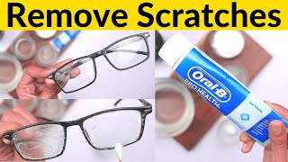 How to Remove Scratches from Polycarbonate Glasses Lenses Glasses Scratch Repair [upl. by Weinreb]