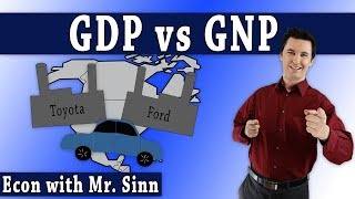 Comparing GDP and GNP Examples included [upl. by Abraham]