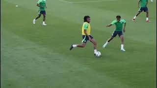 AFCON 2023 Super Eagles In Training Session In Abu Dhabi [upl. by Gulgee621]