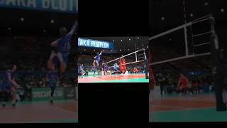 nishida thro the reseve and finish point nishida japan playeryoutubeshorts trending volleyball [upl. by Barcus]