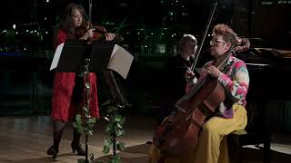 Muses Trio performs Jennifer Higdon Pale Yellow and Fiery Red [upl. by Harbert]