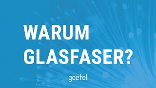 BreitbandInternet über die Glasfaser  Warum Glasfaser [upl. by Hseyaj]