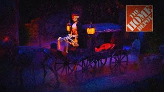 5ft Animated Hearse With Skeletons  Home Depot Halloween 2024 Animatronic Demo [upl. by Iv838]