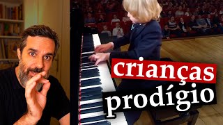 Reagindo a Crianças Prodígio no Piano [upl. by Eillim]