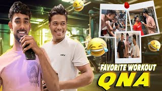 FAVORITE WORKOUT QNA ❌ FUNNY QNA ✅ EK NUMBER FUNNY [upl. by Thordis]