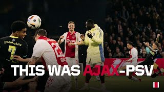 Watch EVERYTHING from Ajax’ amazing win vs PSV 😮‍💨 [upl. by Morse704]