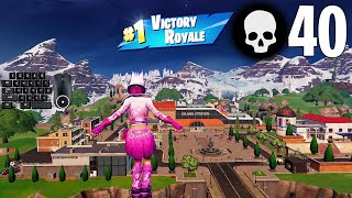 40 Elimination Solo Squads Win Full Gameplay Fortnite Chapter 5 [upl. by Ap]