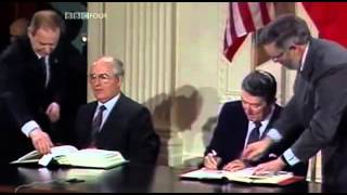 Reagan and Gorbachev Scrapping nuclear weapons [upl. by Doowyah]