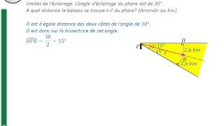 Exercice Problème de bissectrice et distances [upl. by Ardnnek]