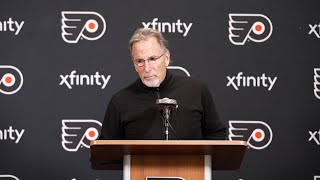 1216 PHI vs DET Postgame John Tortorella [upl. by Rama]