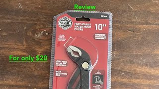 Doyle fast adjust water pump pliers review [upl. by Retnyw758]