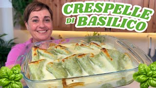 CRESPELLE DI BASILICO CON RICOTTA E LIMONE Ricetta Facile  Fatto in Casa da Benedetta [upl. by Ardnoel914]