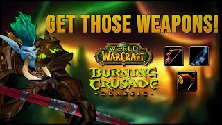 WoW Classic The Burning Crusade  Hunter Weapon Upgrade Guide [upl. by Aldo]