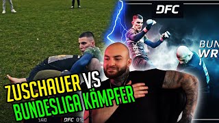 Edmon reagiert auf ZUSCHAUER bei DFC Pro Wrestler vs Kickboxer  DFC  Stream Highlights [upl. by Florenza]