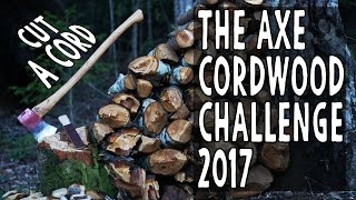 Official AXE CORDWOOD CHALLENGE 2017 Intro Video Axes Only [upl. by Zacherie90]