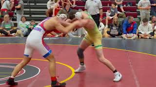 Roman Belardo Jefferson vs DJ Clarke Buford 132lbs Final at the Trojan Invite 2024 [upl. by Navoj]