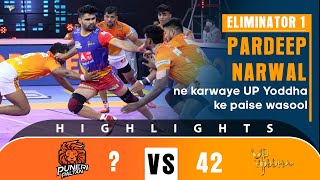 Pro Kabaddi League 8 Highlights Eliminator 1  Puneri Paltan vs UP Yoddha [upl. by Ytima]