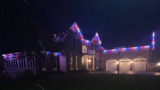 Permanent Christmas Lights DIY without a high ladder [upl. by Mcloughlin335]