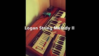 Logan String Melody II  string synth demo [upl. by Ahsekat]