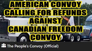 The Peoples Convoy Changed Starting Locations And Appears To Be Against Canadian Freedom Convoy Now [upl. by Vidovic149]