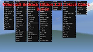 Minecraft Bedrock Edition 1211 Hack Client Borion [upl. by Baten695]