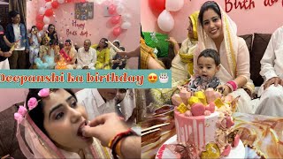 Dhoom dham se manya deepanshi ka birthday 🎁 🎂tusharrana vlog [upl. by Blanch]