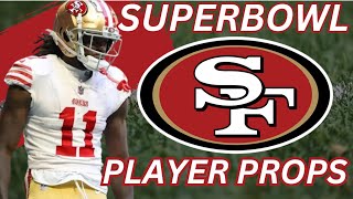 Super Bowl 58 Player Props Predictions and Picks  Brandon Aiyuk Rushing  Receiving Prop Play [upl. by Juster452]