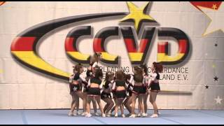 RMNord2015  Crumbles  Junior Allgirl Cheer Level 4 [upl. by Ruhtracm815]