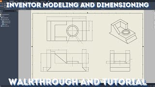 Complete Inventor Tutorial Video with Constraints autocad inventor solidworks [upl. by Nore]