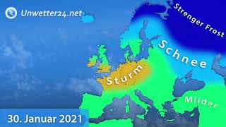 Kommende 2 Wochen Wintereinbrüche und Sturmlagen [upl. by Eiddal325]