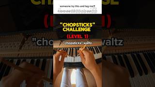 playing PIANO with CHOPSTICKS… 🎹🥢😱 piano chopsticks challenge song cover music workout [upl. by Ocramed884]