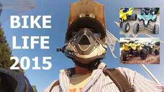 Riding for fun on atvs  End of summer 2015  Bike Life ATV [upl. by Yspyg]