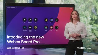 Introducing the Webex Board Pro Designed for Hybrid Work [upl. by Tomchay]